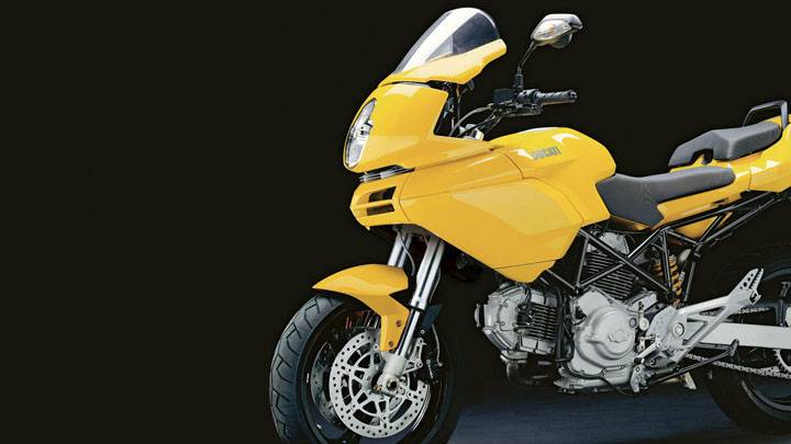 Ducati Multistrada 620 2005 in Yellow Side Pose